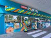 REWE Express Filiale mit festlicher Ballon-Dekoration